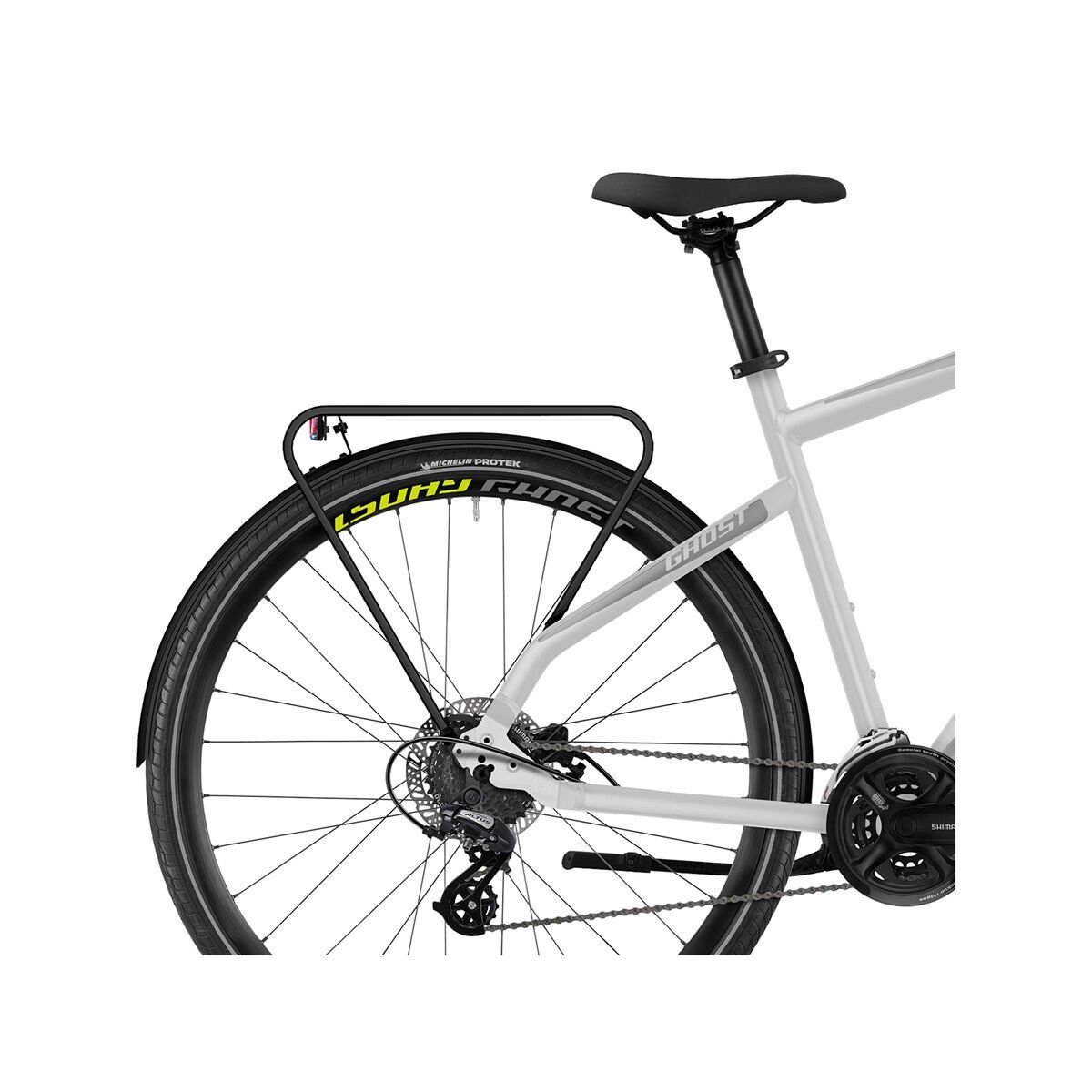 Ghost Square Trekking 2.8 AL, iridium silver/micro chip gray/lime green - Bild 6