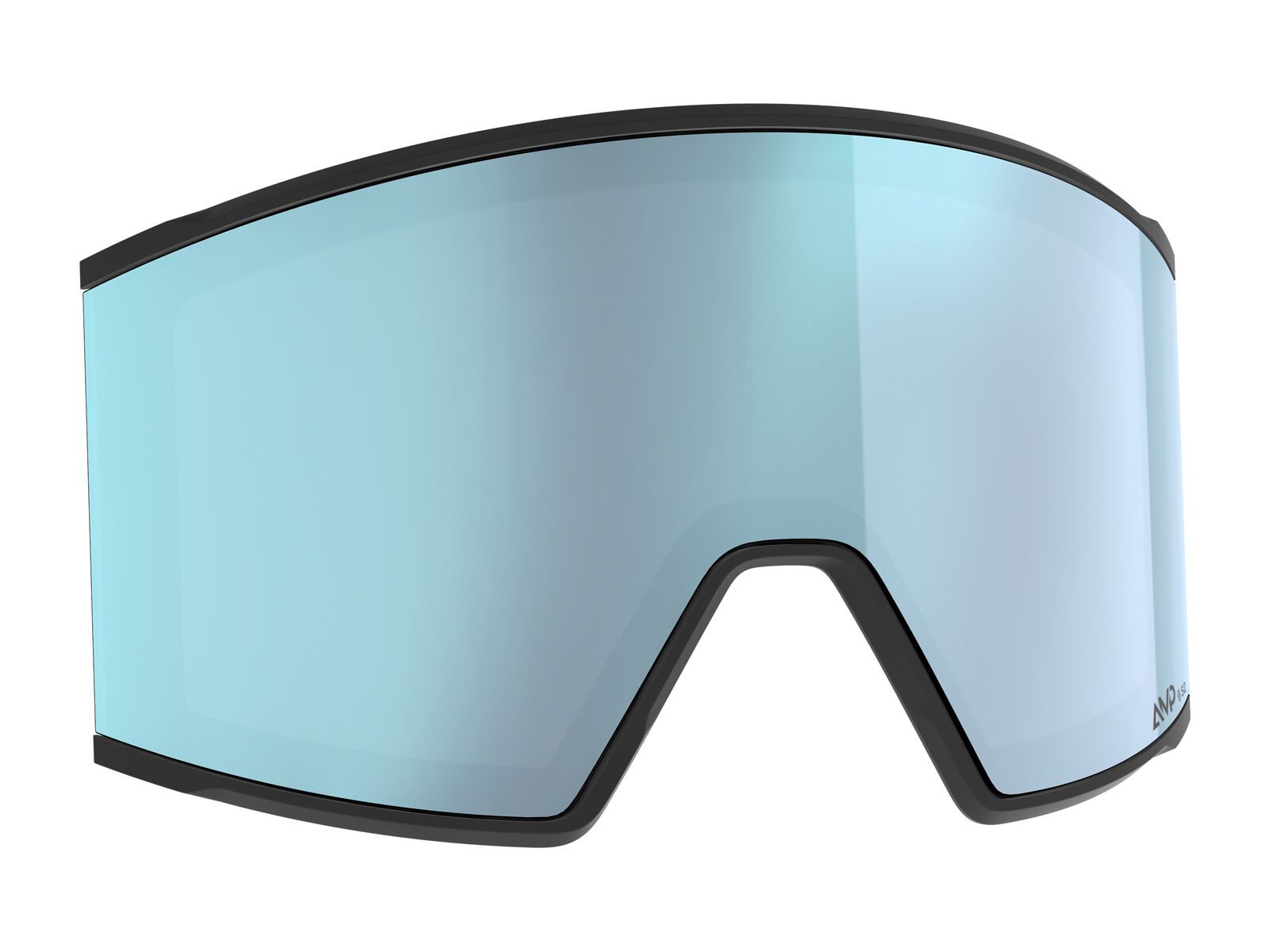 Scott React Ersatzscheibe mit Case, AMP Ice Chrome - Bild 1