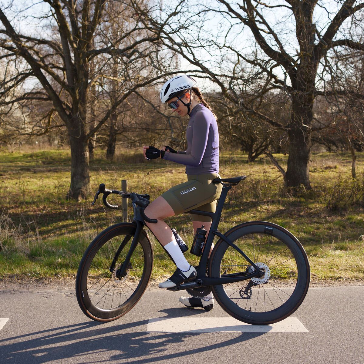 GripGrab Women's PACR Long Sleeve Jersey, purple - Bild 7