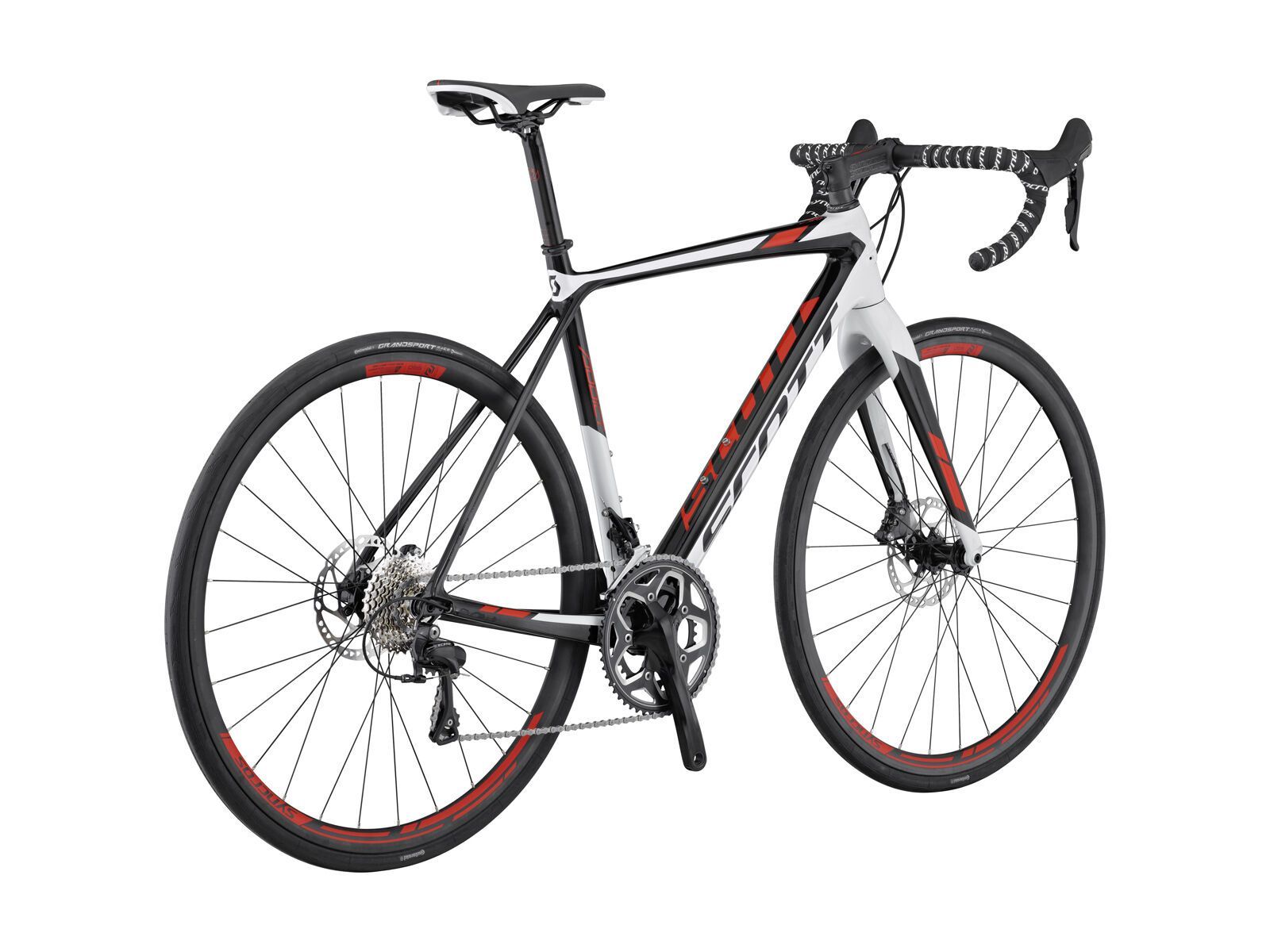 Scott Addict 30 Disc, black/white/red - Bild 3