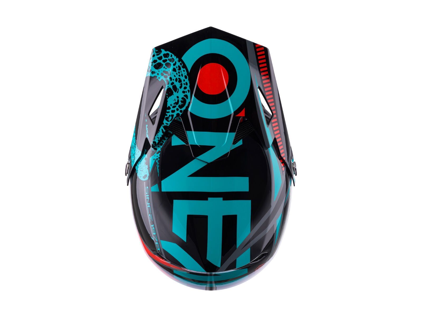 ONeal Sonus Helmet Strike, black/teal - Bild 3