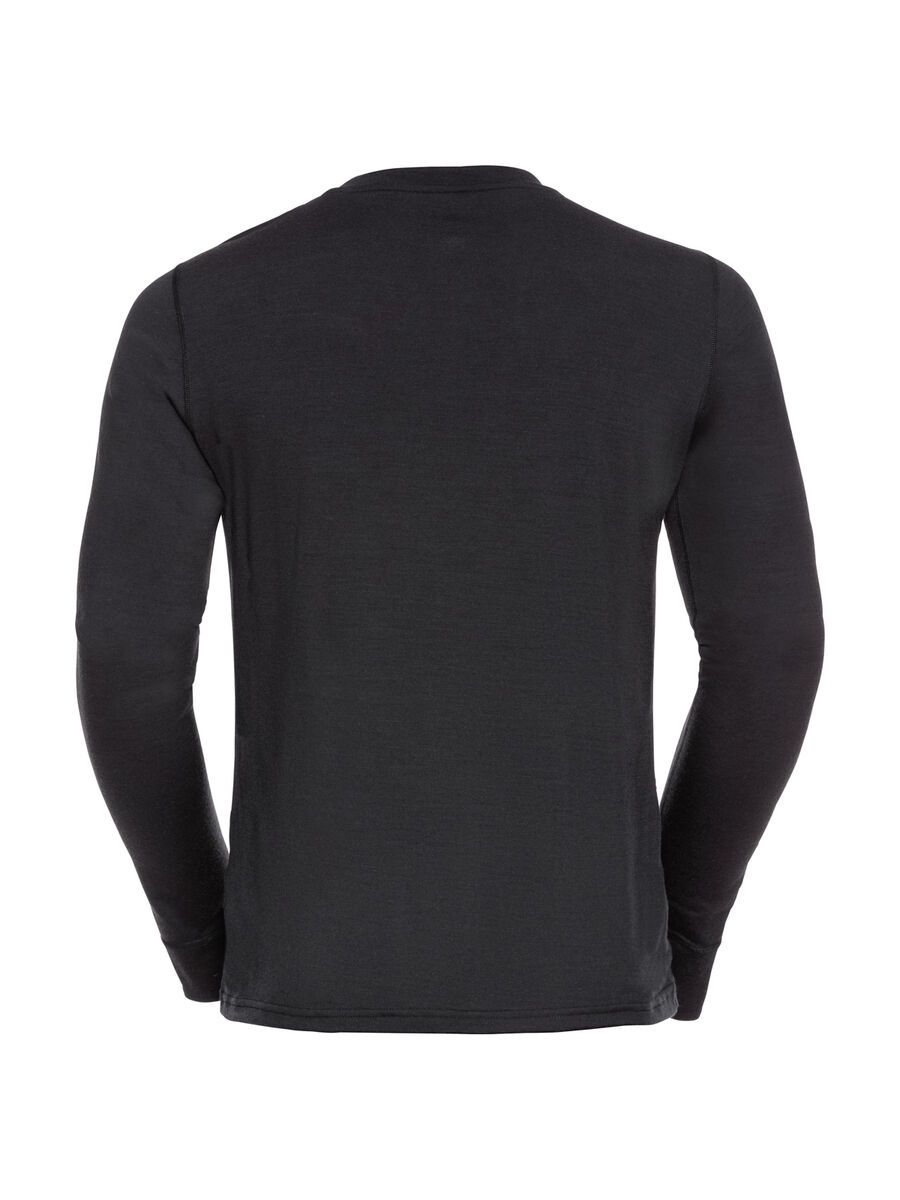Odlo Natural 100% Merino Warm Base Layer Set Men's, black - Bild 3