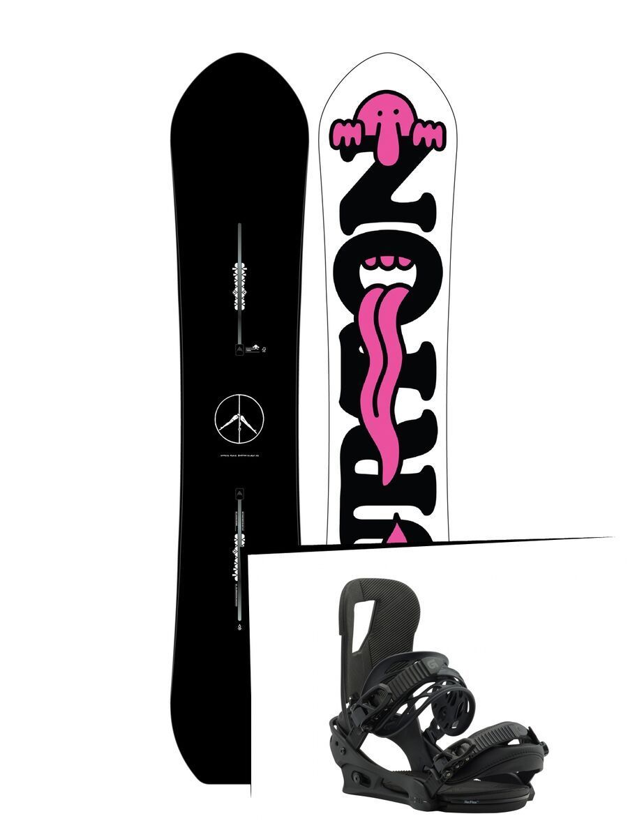 Set: Burton Kilroy Custom 2019 + Burton Cartel black matte - Bild 1