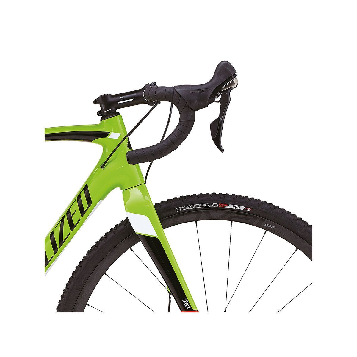 Specialized CruX Pro Race, gloss monster green/rocket red/tarmac black/white - Bild 5