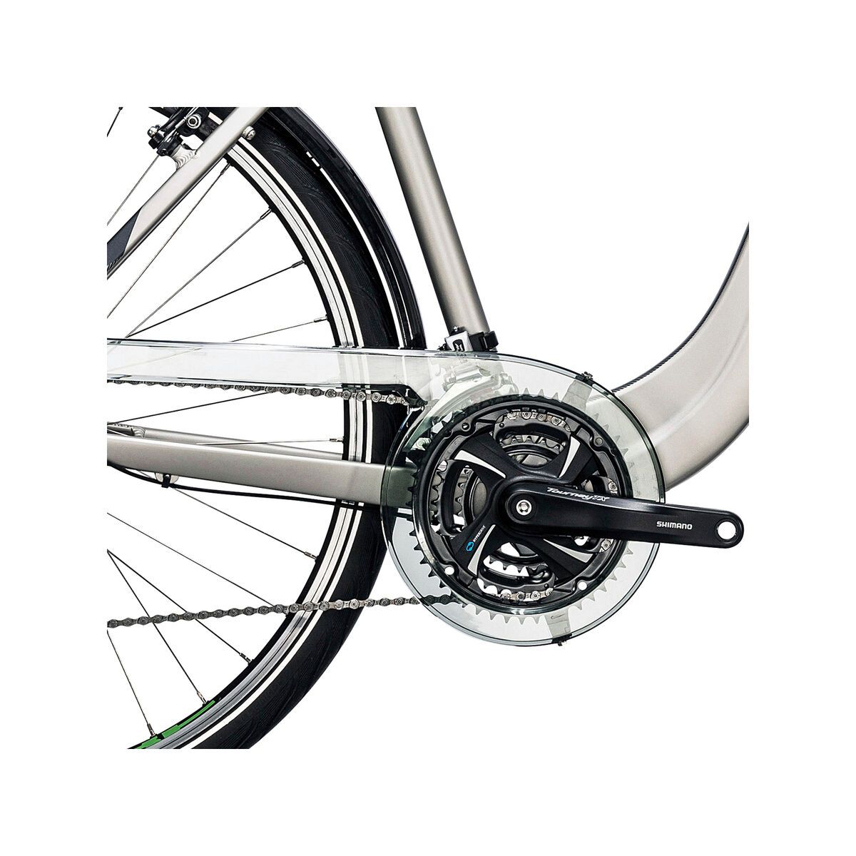 Cube Touring Easy Entry, silver´n´flashgreen - Bild 3