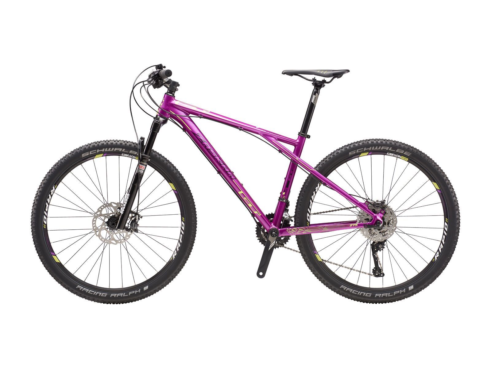 GT Zaskar LE Expert 27.5, trans purple/neon yellow - Bild 2