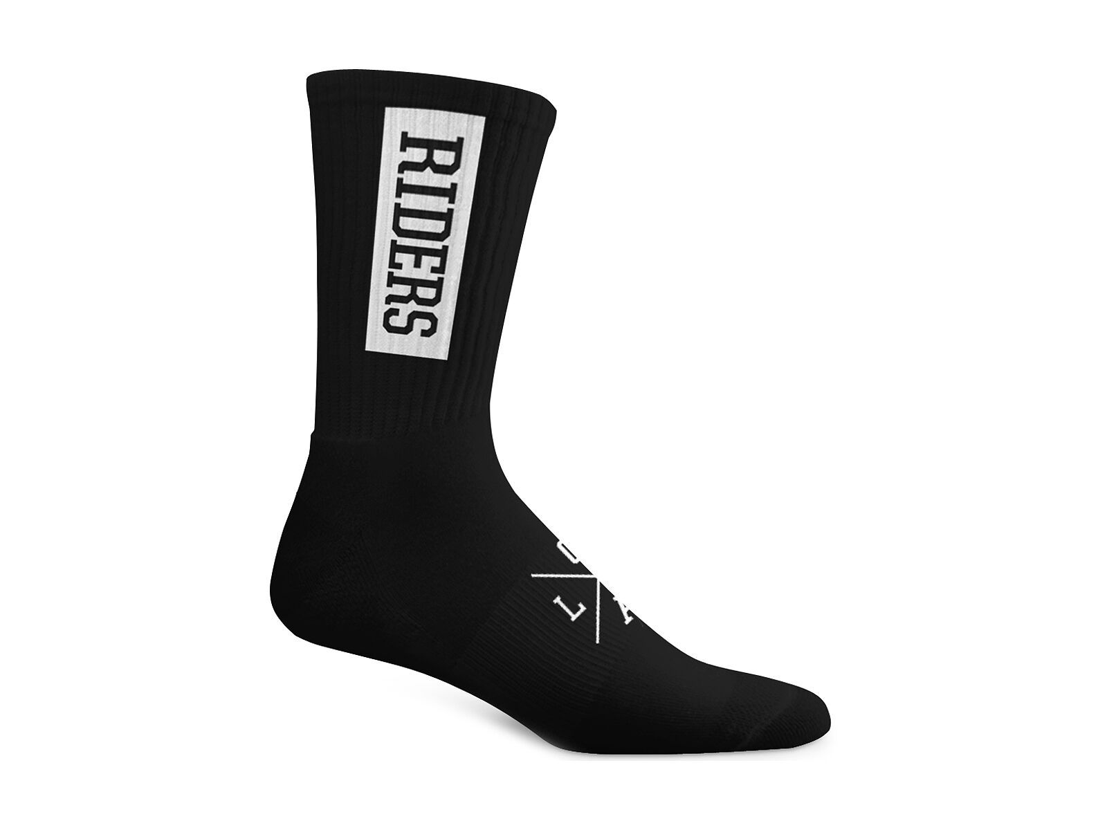 Loose Riders Socks 2-Pack Logo, black/white - Bild 2