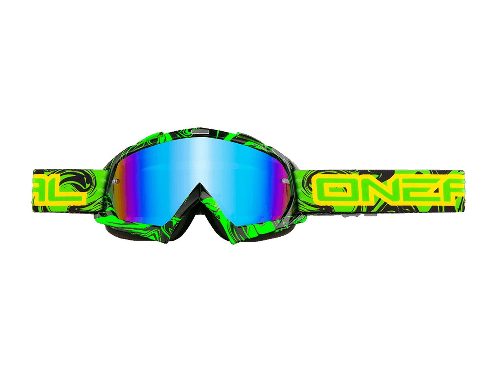 ONeal B-Flex Hendrix, black green/lens: radium - Bild 1