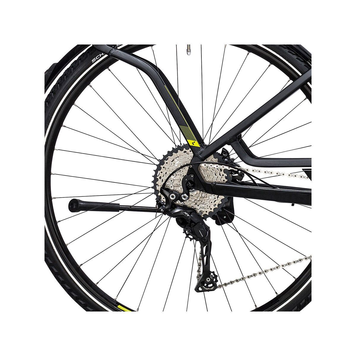 Cube Touring Hybrid EXC 400 Easy Entry, black´n´lime - Bild 4