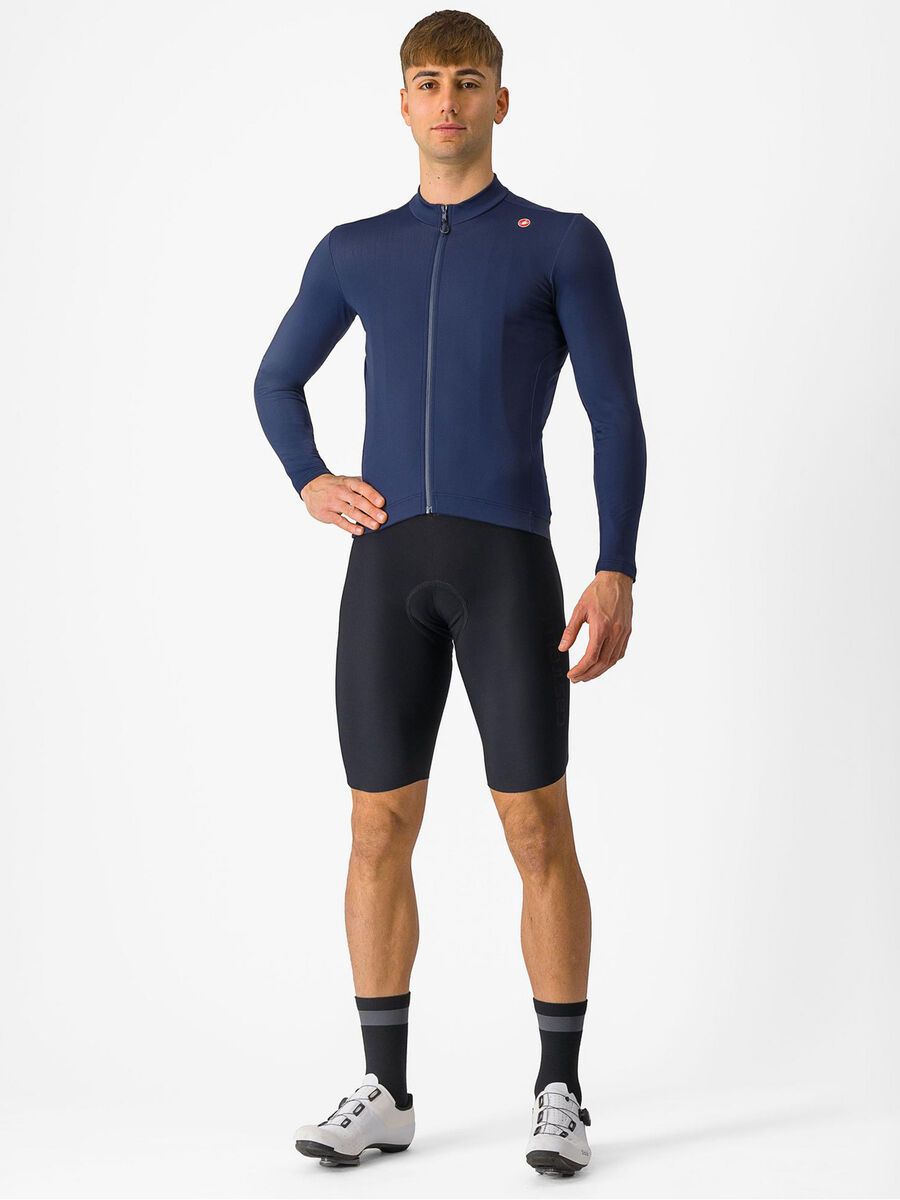 Castelli Espresso Thermal Jersey, belgian blue - Bild 6