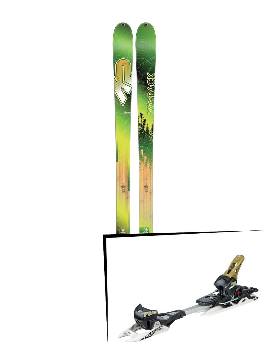 Set: K2 SKI Wayback 88 ECOre 2017 + Fritschi Diamir Freeride Pro (1861912) - Bild 1