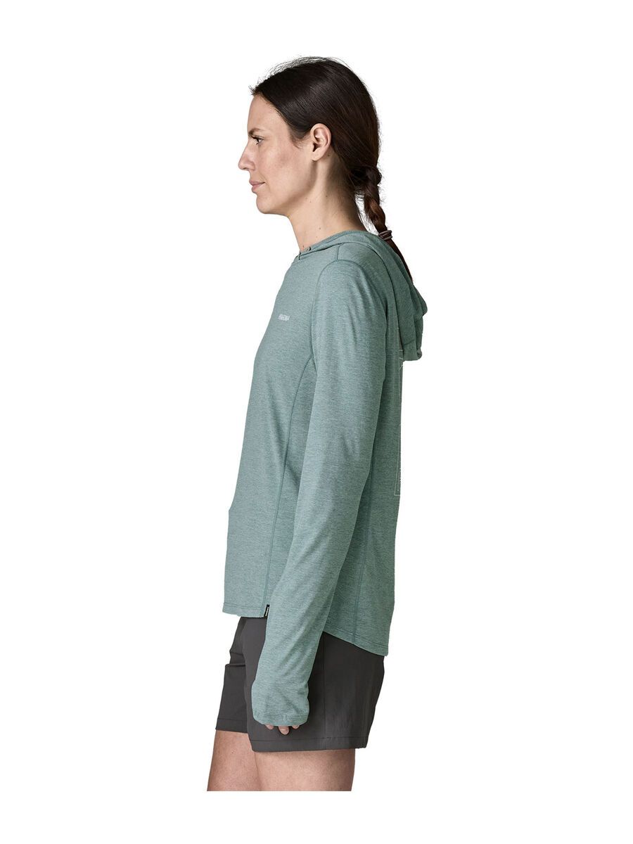 Patagonia Women's Capilene Cool Sun Hoody - Peak Visions, nouveau green/blue sage x-dye - Bild 4