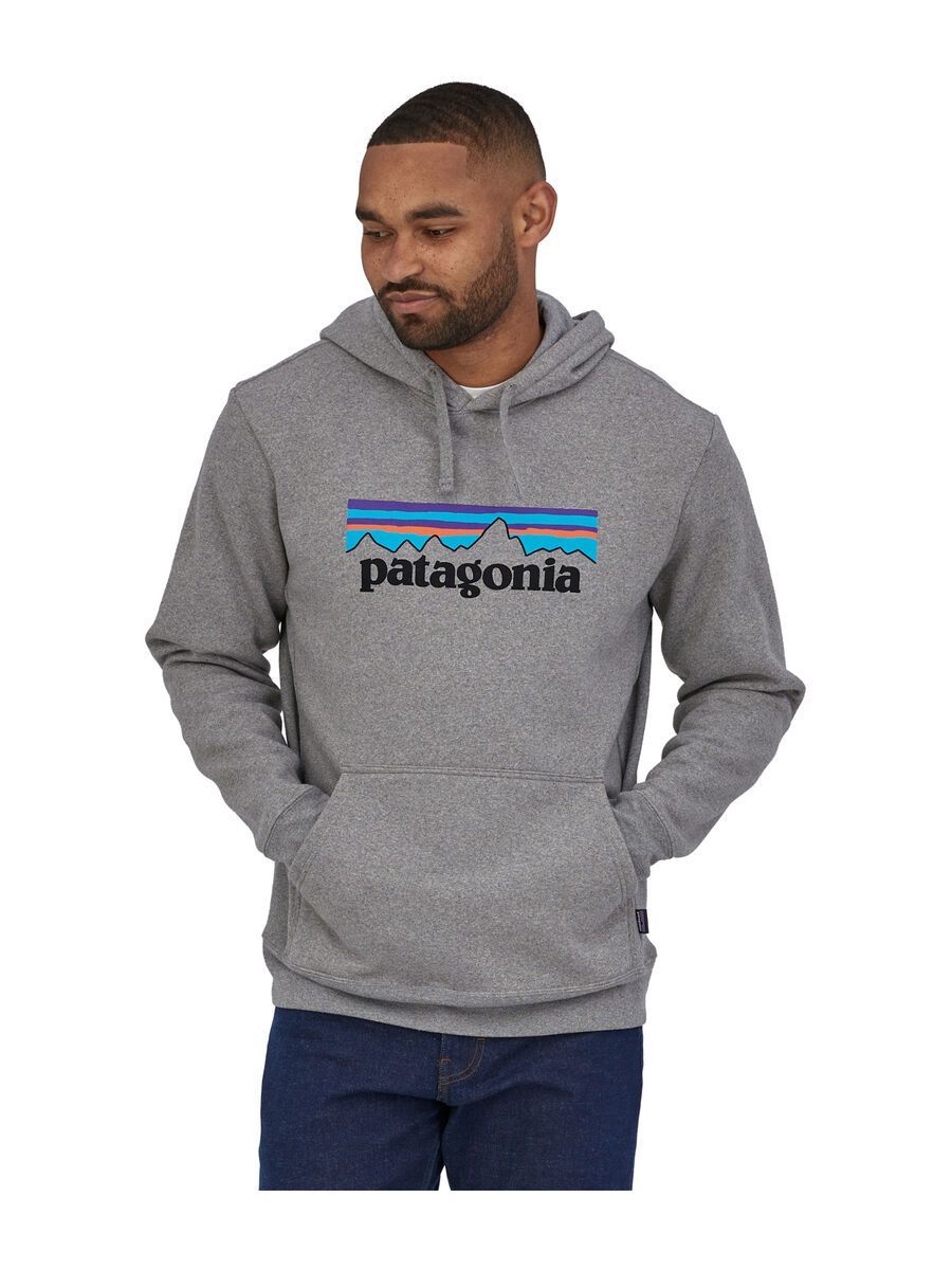 Patagonia Men's P-6 Logo Uprisal Hoody, gravel heather - Bild 2