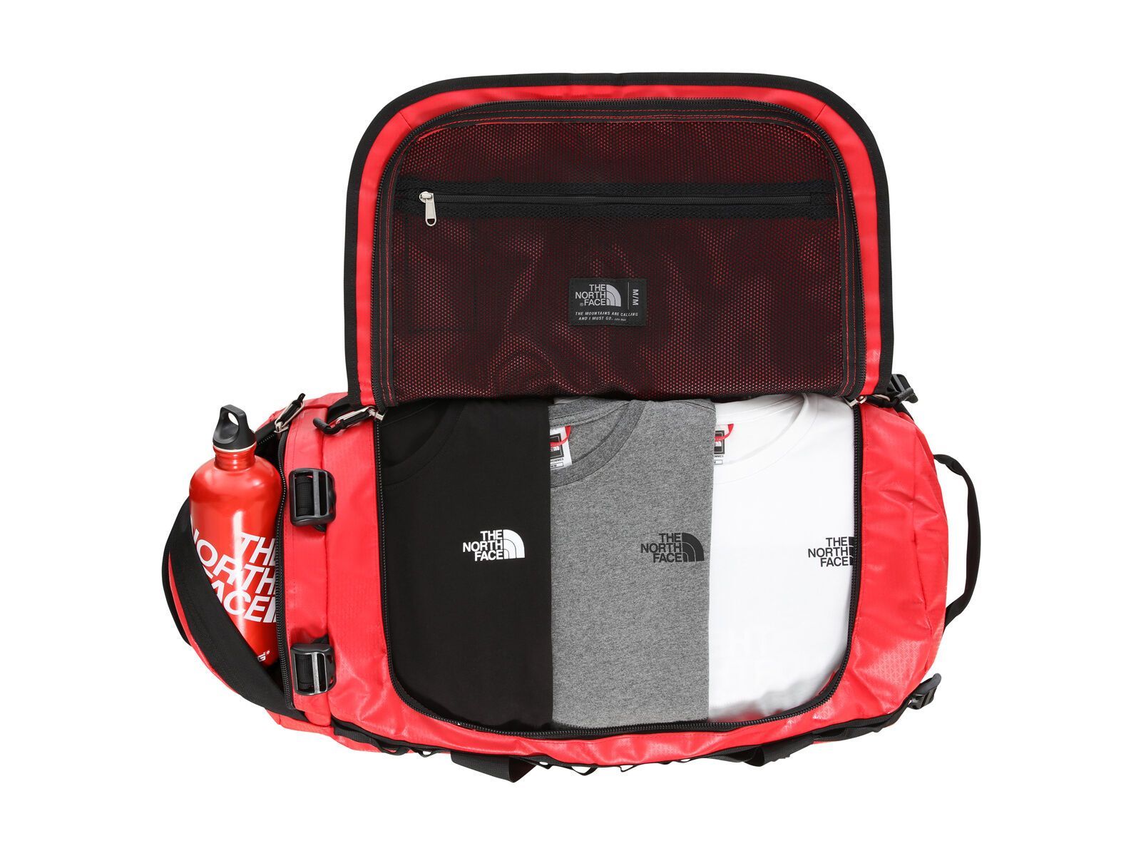 The North Face Base Camp Duffel - Medium, tnf red/tnf black - Bild 3