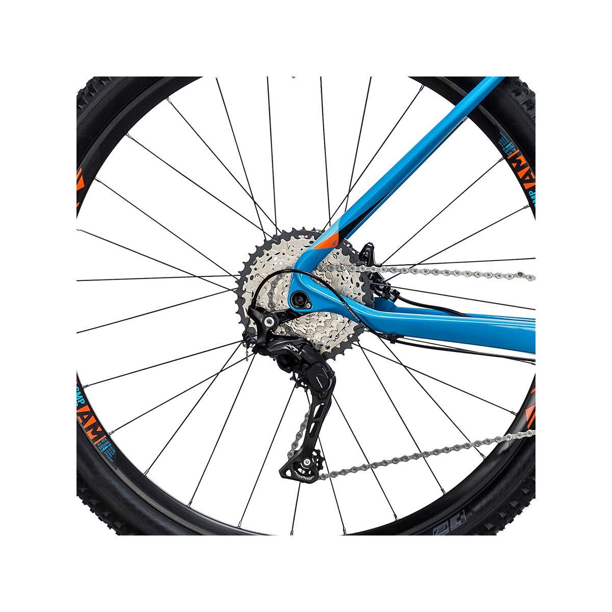 Cube Reaction GTC Race 27.5, reefblue´n´flashorange - Bild 4