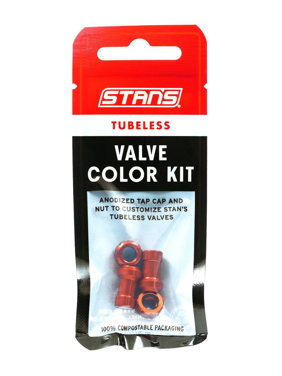 Stan's NoTubes Tubeless Valve Color Kit, orange - Bild 3