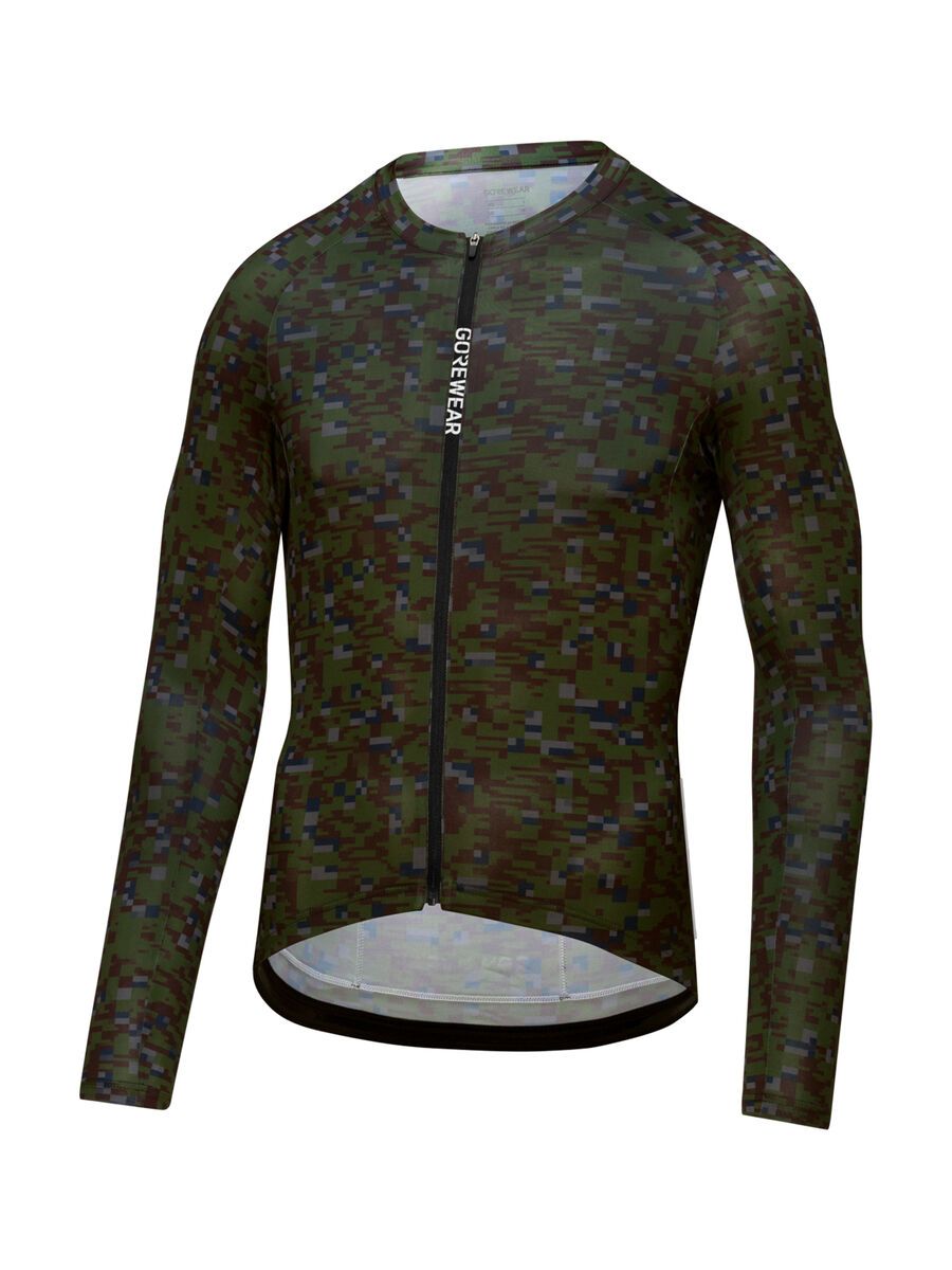 GOREWEAR Spinshift Langarm Trikot Herren, utility green/lab graphite - Bild 2