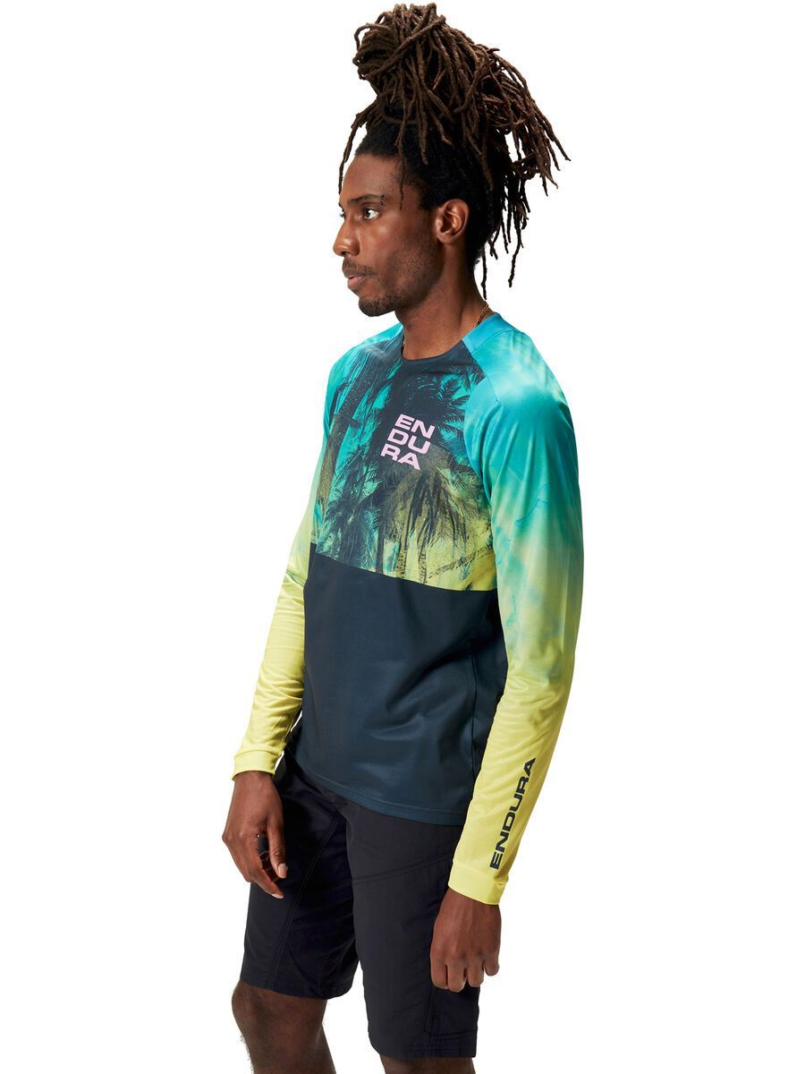 Endura Tropical Print LTD (Langarm), atlantikblau - Bild 4