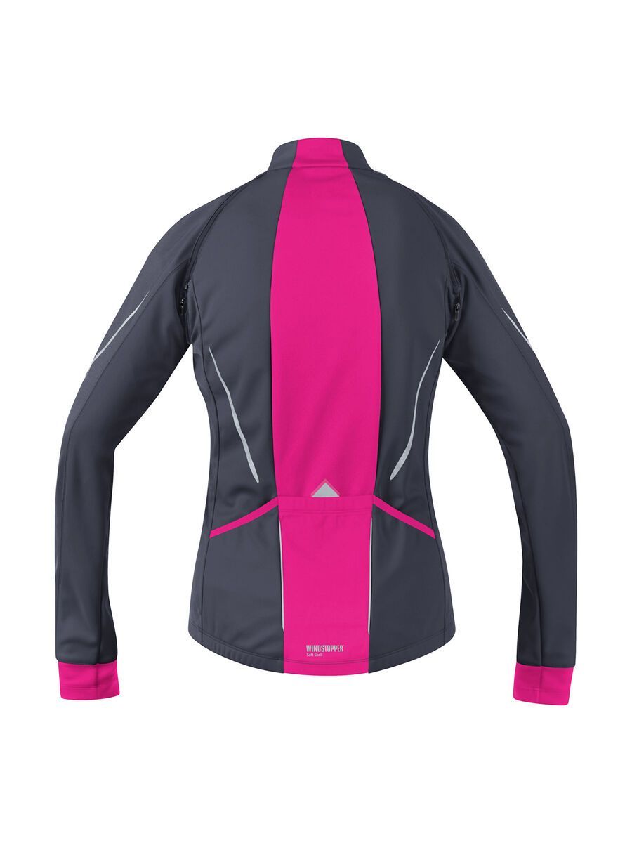 Gore Bike Wear Phantom 2.0 Windstopper SO Lady Jacke, graphite grey magenta - Bild 2