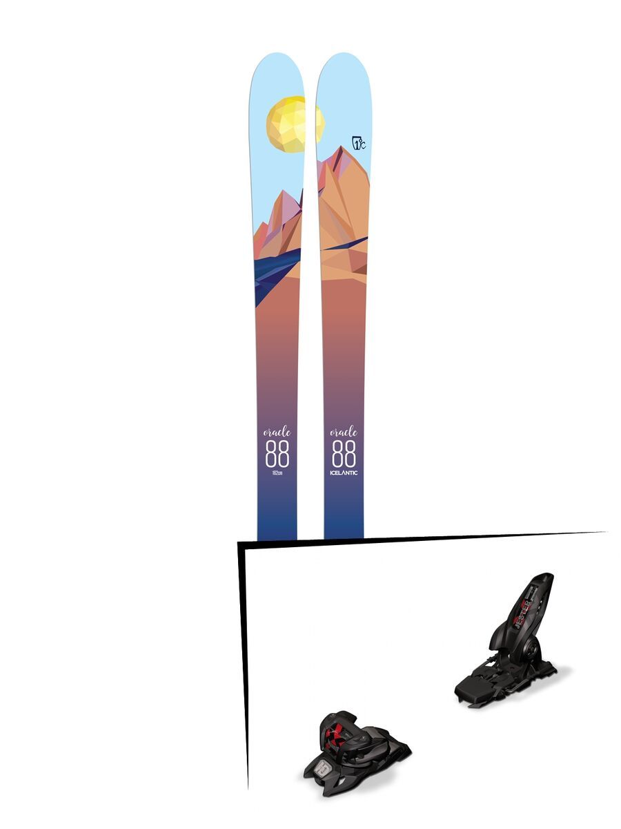 Set: Icelantic Oracle 88 2018 + Marker Jester 16 ID black - Bild 1