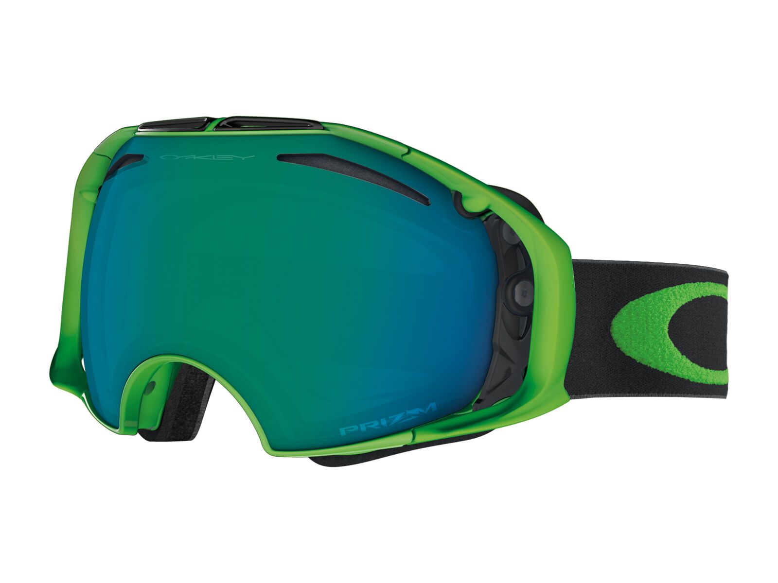 Oakley Airbrake 80s Green Collection, green/Lens: prizm jade iridium & persimmon - Bild 1