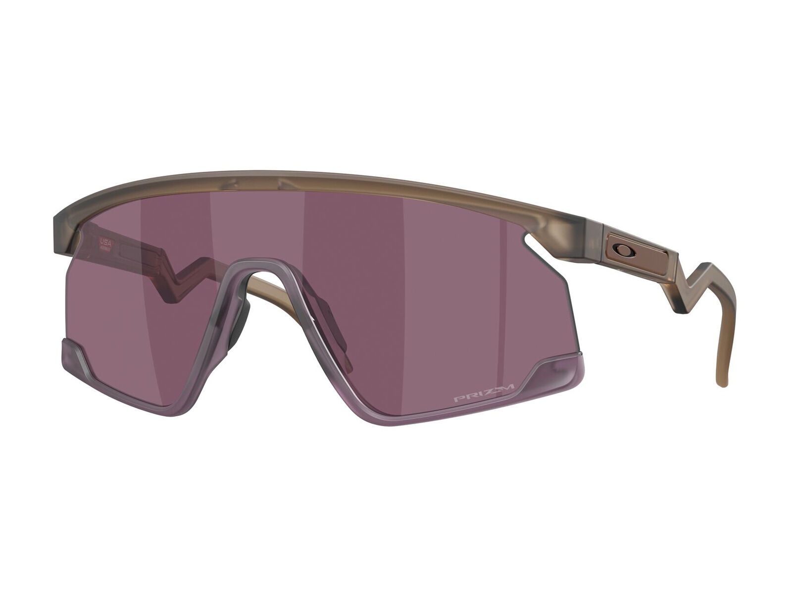 Oakley BXTR, Prizm Road Black / matte brown smoke - Bild 1