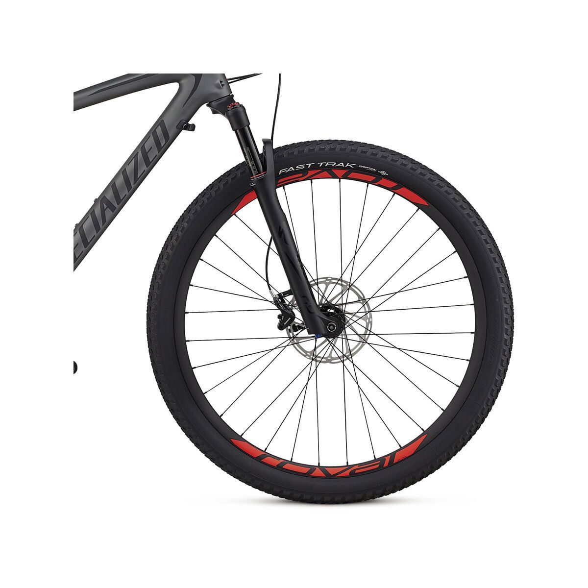Specialized Epic HT Expert, satin charcoal/black/rocket red - Bild 4