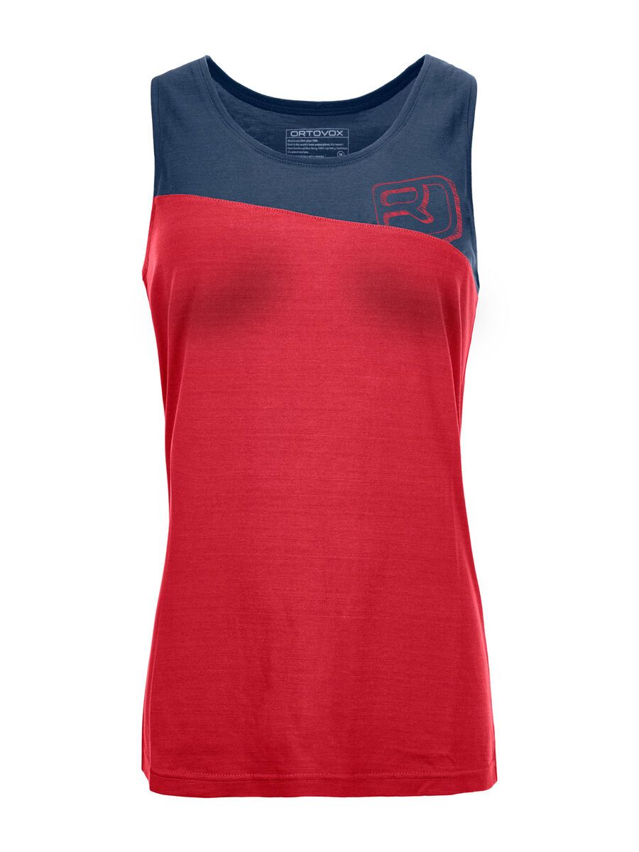 Ortovox 150 Cool Logo Tank Top W, hot coral - Bild 1