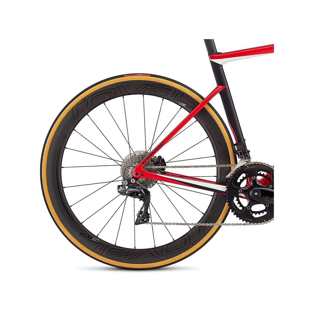 Specialized S-Works Tarmac Disc, gloss flo red/metallic white silver/satin black - Bild 6