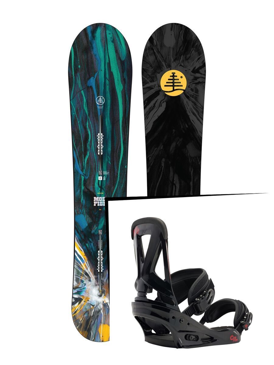 Burton Set: Mod Fish 2016 + Burton Custom - Bild 1