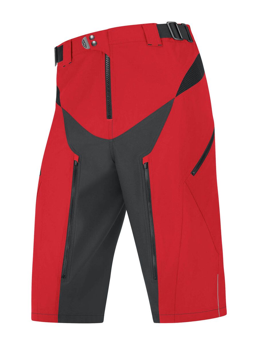 Gore Bike Wear Fusion 2.0 Shorts+, red/black - Bild 1