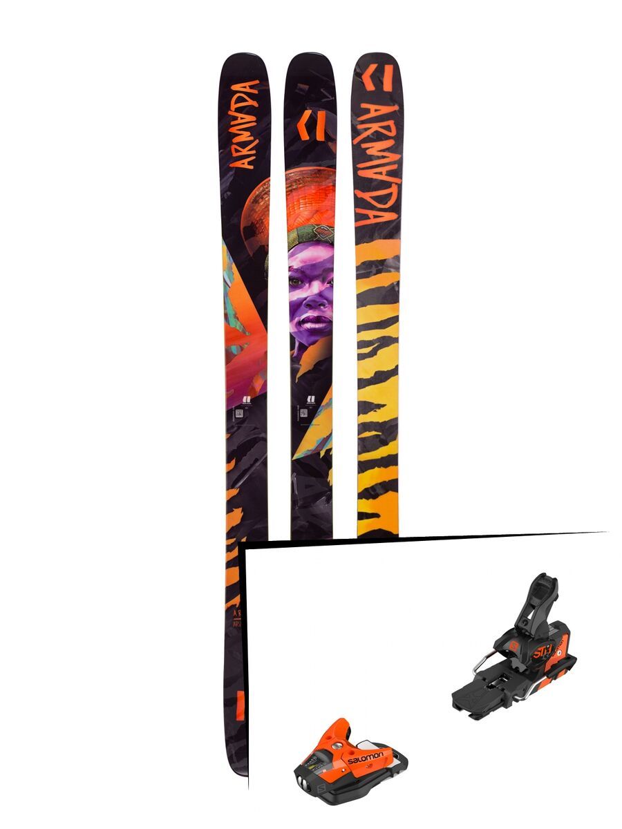 Set: Armada Arv 106 2019 + Salomon STH2 WTR 13 orange/black - Bild 1