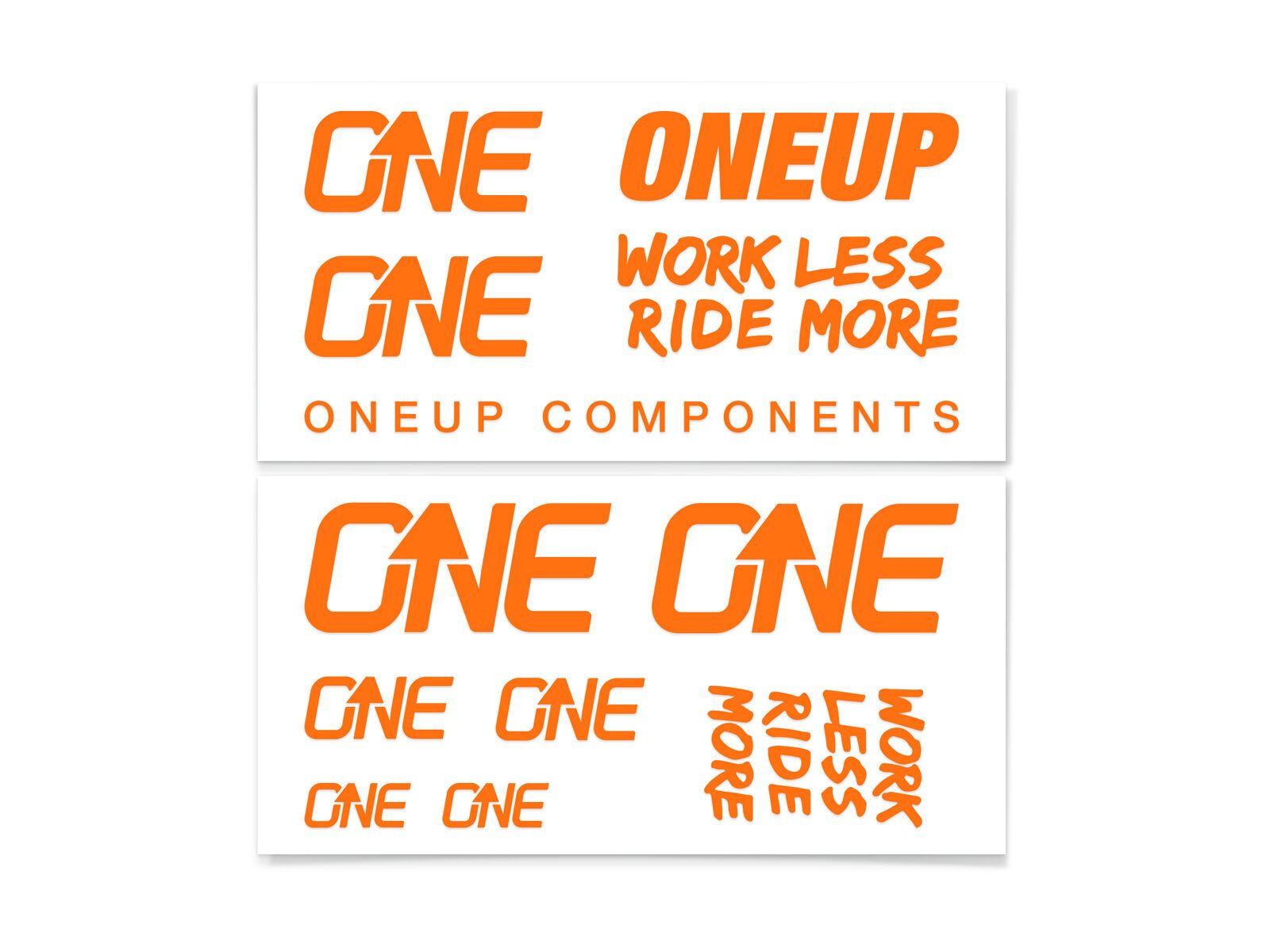 OneUp Components Decal Kit Carbon Handlebar, orange - Bild 1