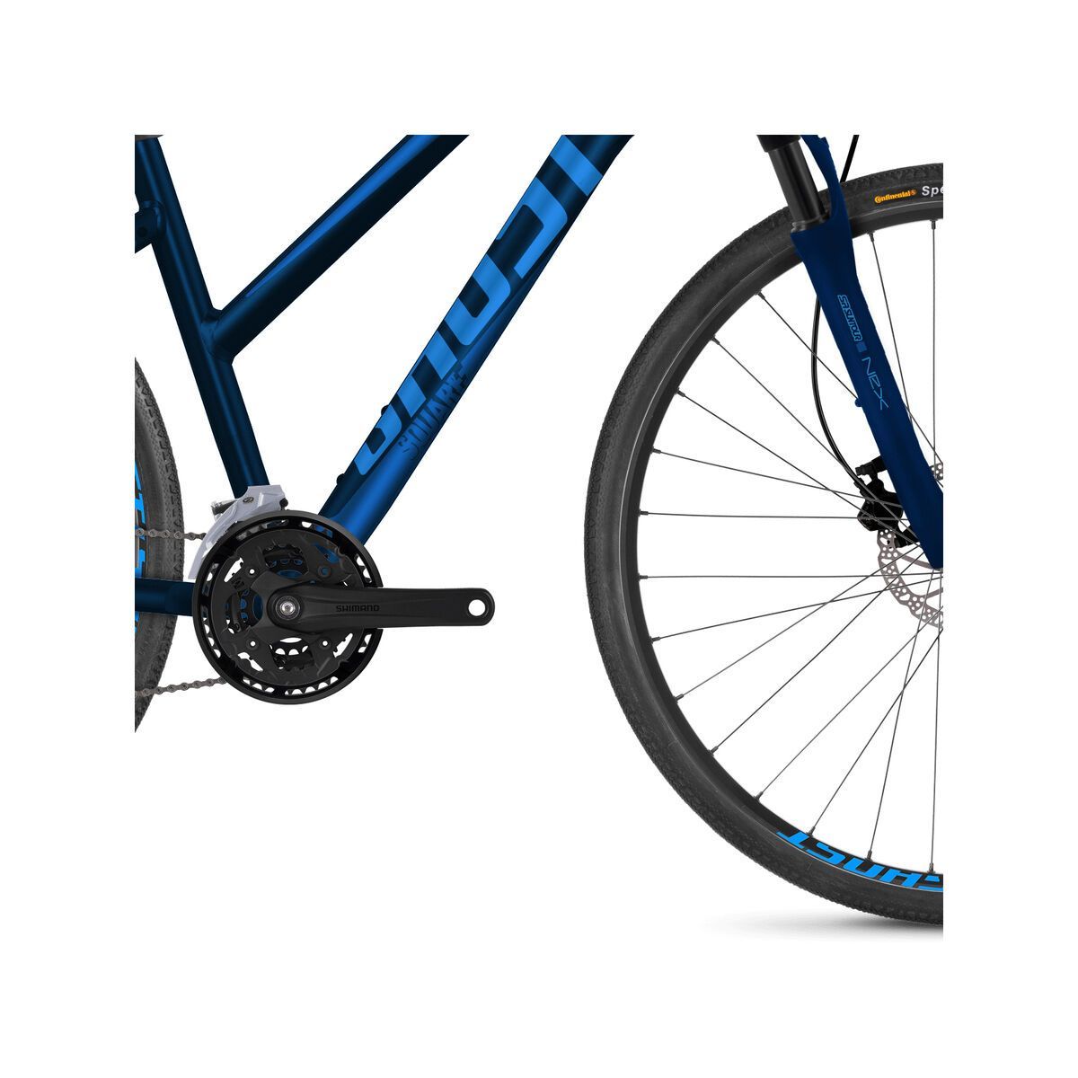 Ghost Square Cross 2.8 W AL, night blue/navi blue/vibrant blue - Bild 3