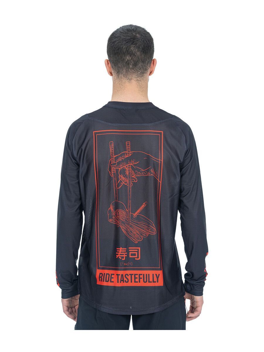 Cube Vertex Rundhalstrikot langarm, black - Bild 4