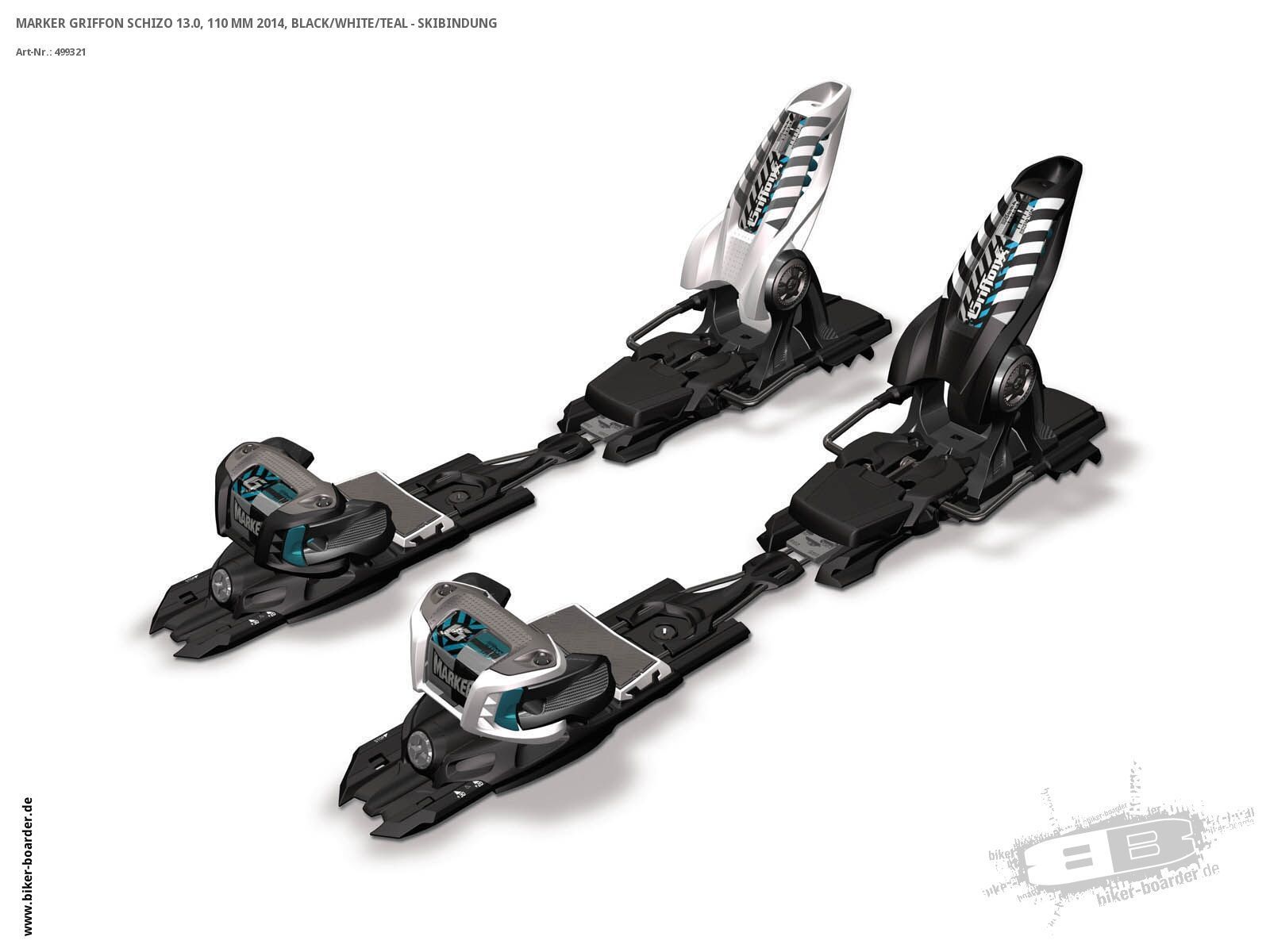 K2 SKI Set: Sideshow Rolling Stones Limited 2013 + Marker Griffon Schizo 13 - Bild 3