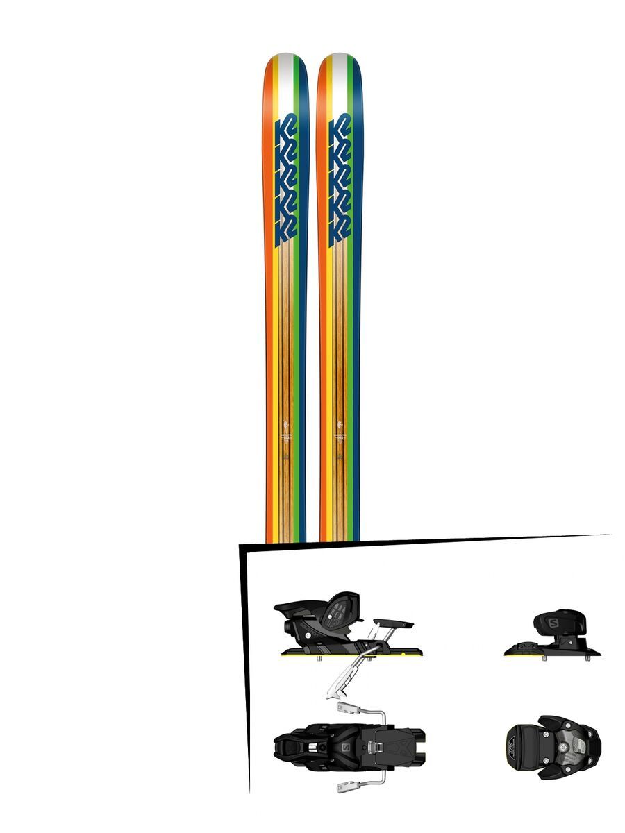 K2 SKI Set: Shreditor 102 2016 + Salomon Warden MNC 13 - Bild 1