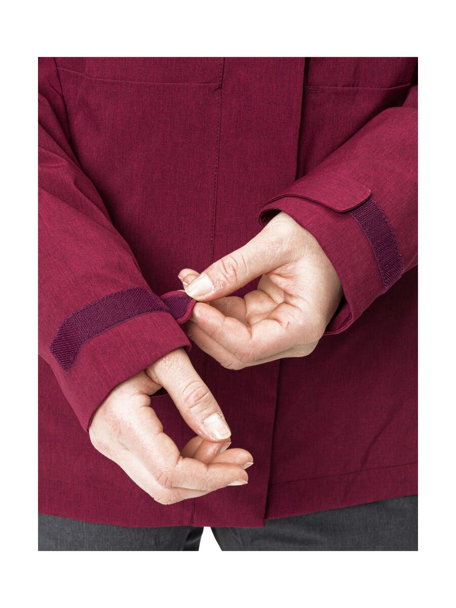 Vaude Women's Yaras Warm Rain Jacket, cassis - Bild 5