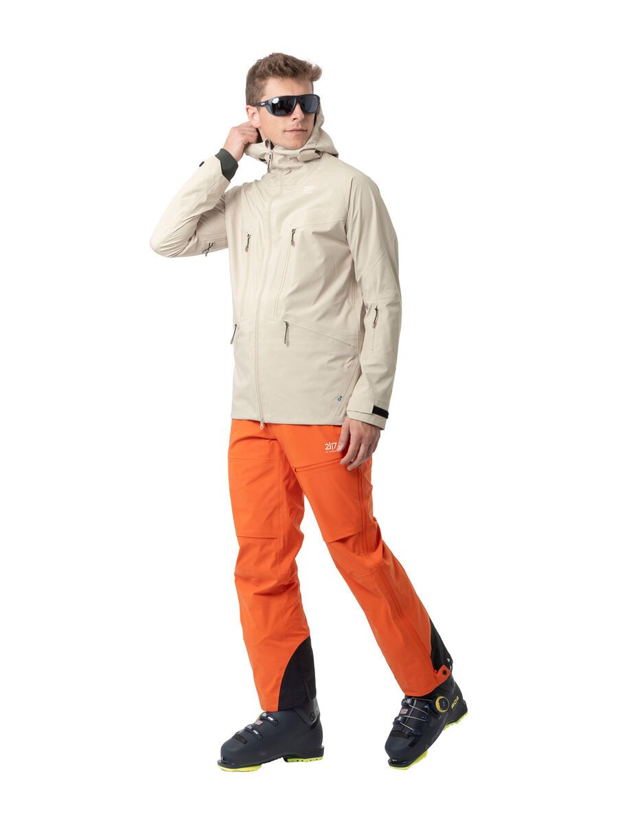 2117 of Sweden Men’s Sodak 3-Layer Ski Jacket, beige - Bild 4