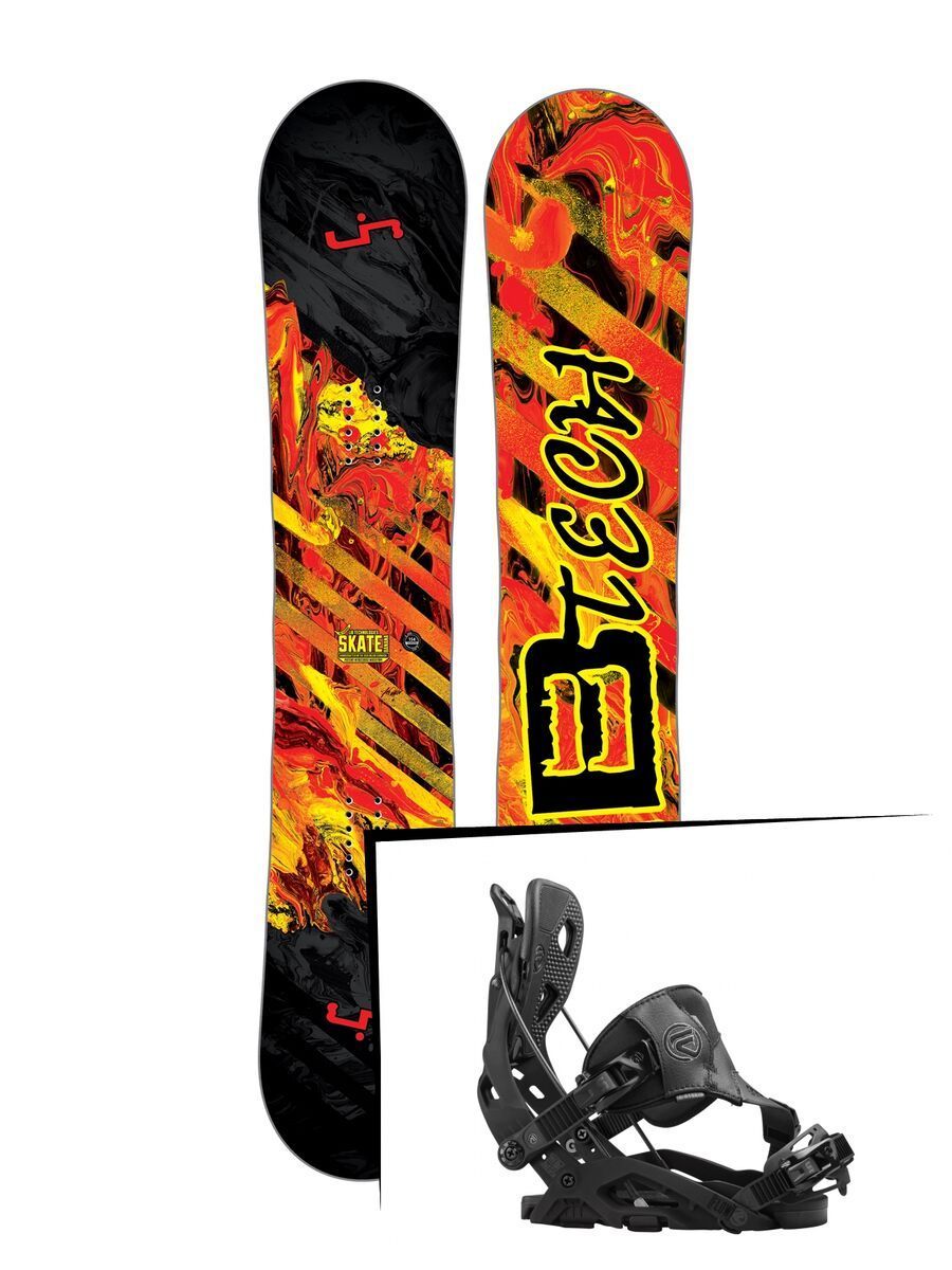 Set: Lib Tech Sk8 Banana 2017 + Flow Fuse Hybrid (1513148S) - Bild 1
