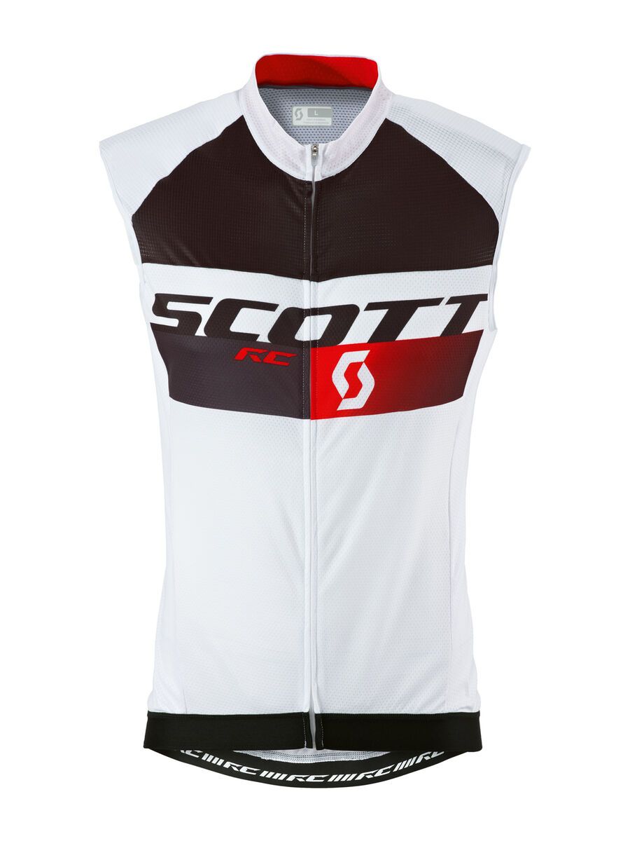 Scott RC Pro w/o sl Shirt, white/red - Bild 1