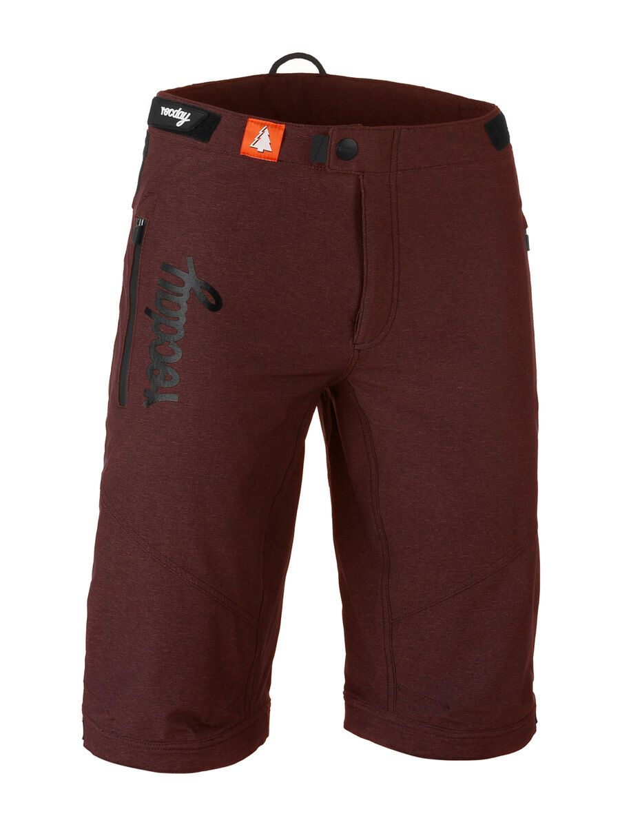 Rocday Roc Shorts, dark red melange - Bild 1