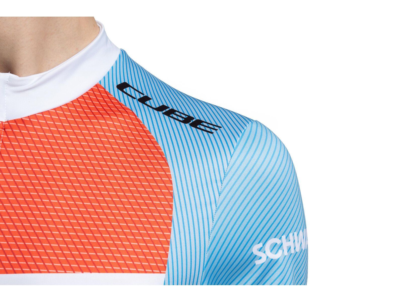 Cube Road/XC Trikot X Factory Racing langarm, blue´n´orange - Bild 3
