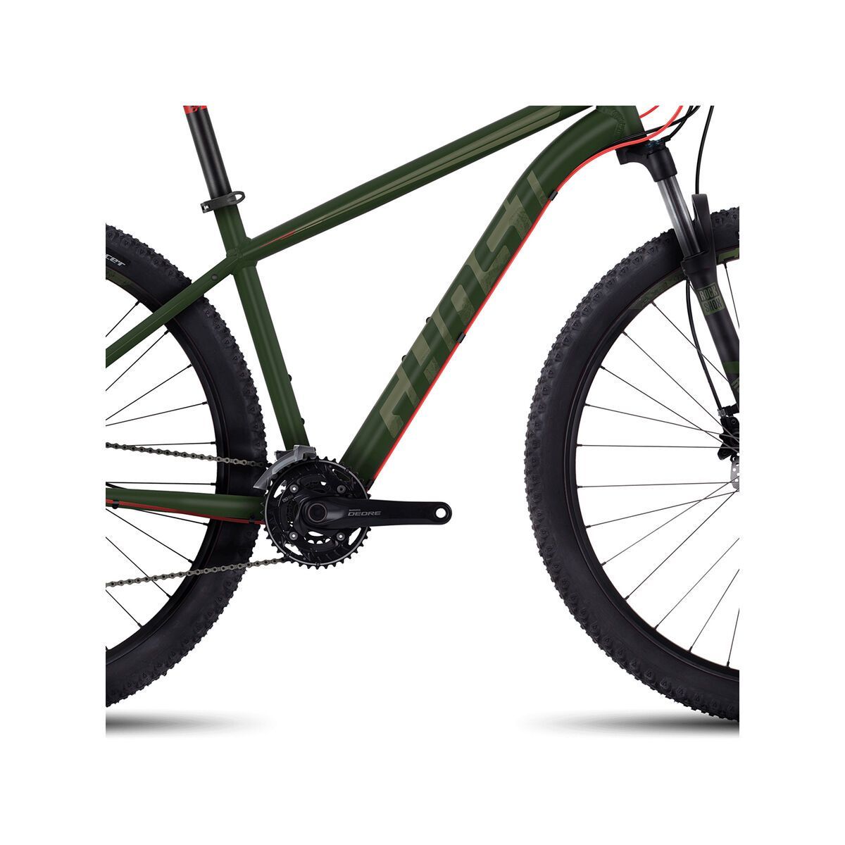 Ghost Kato 5 AL 29, forest green/army green/neon red - Bild 3