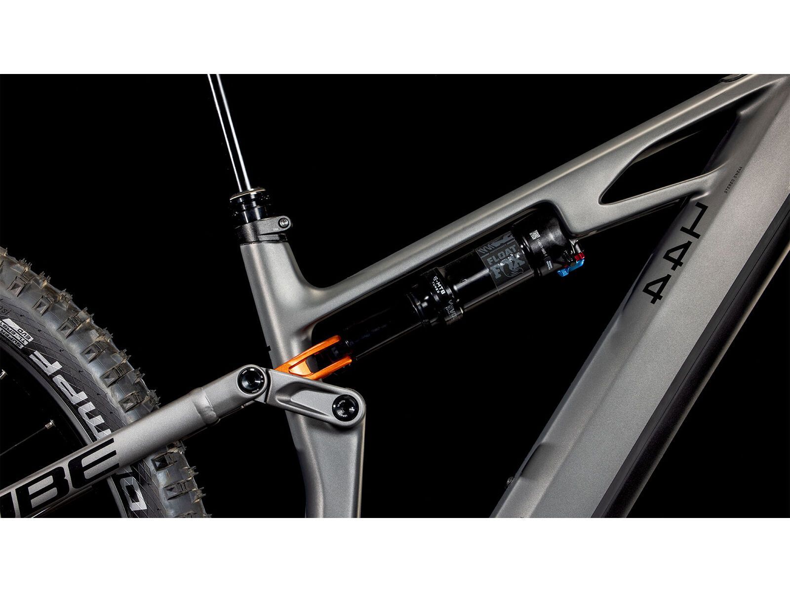 Cube Stereo Hybrid One44 HPC SLX 800 27.5, slabgrey´n´orange - Bild 4