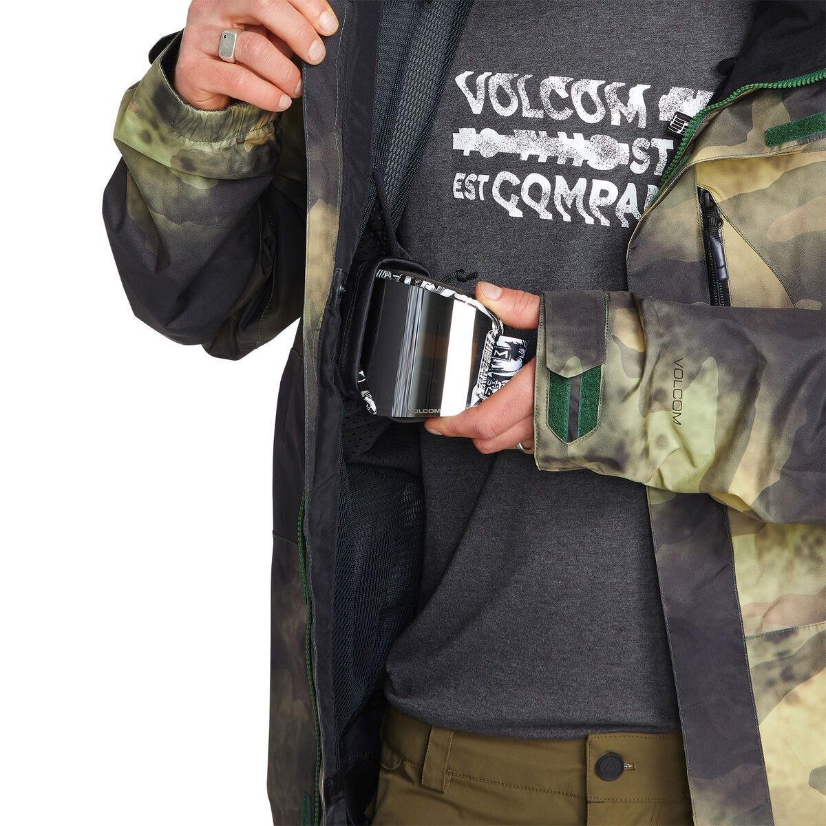 Volcom L Gore-Tex Jacket, camouflage - Bild 11