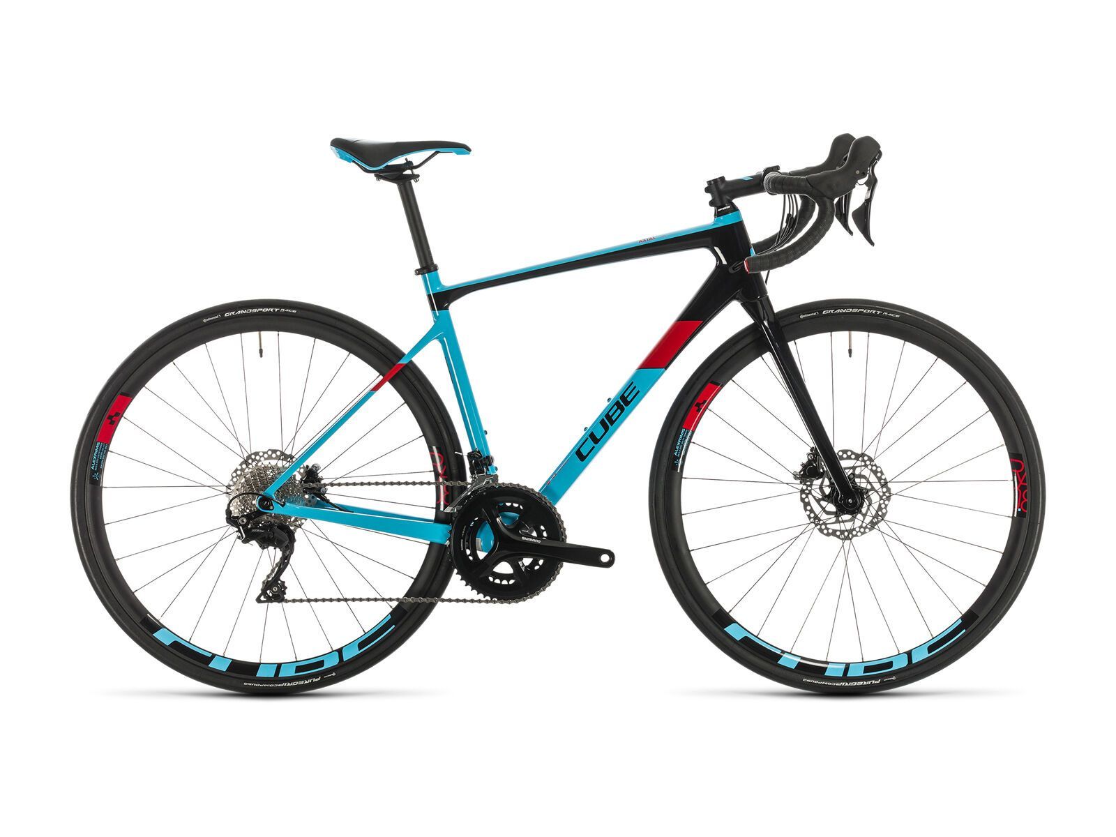 Cube Axial WS GTC Pro, lightblue´n´red - Bild 1