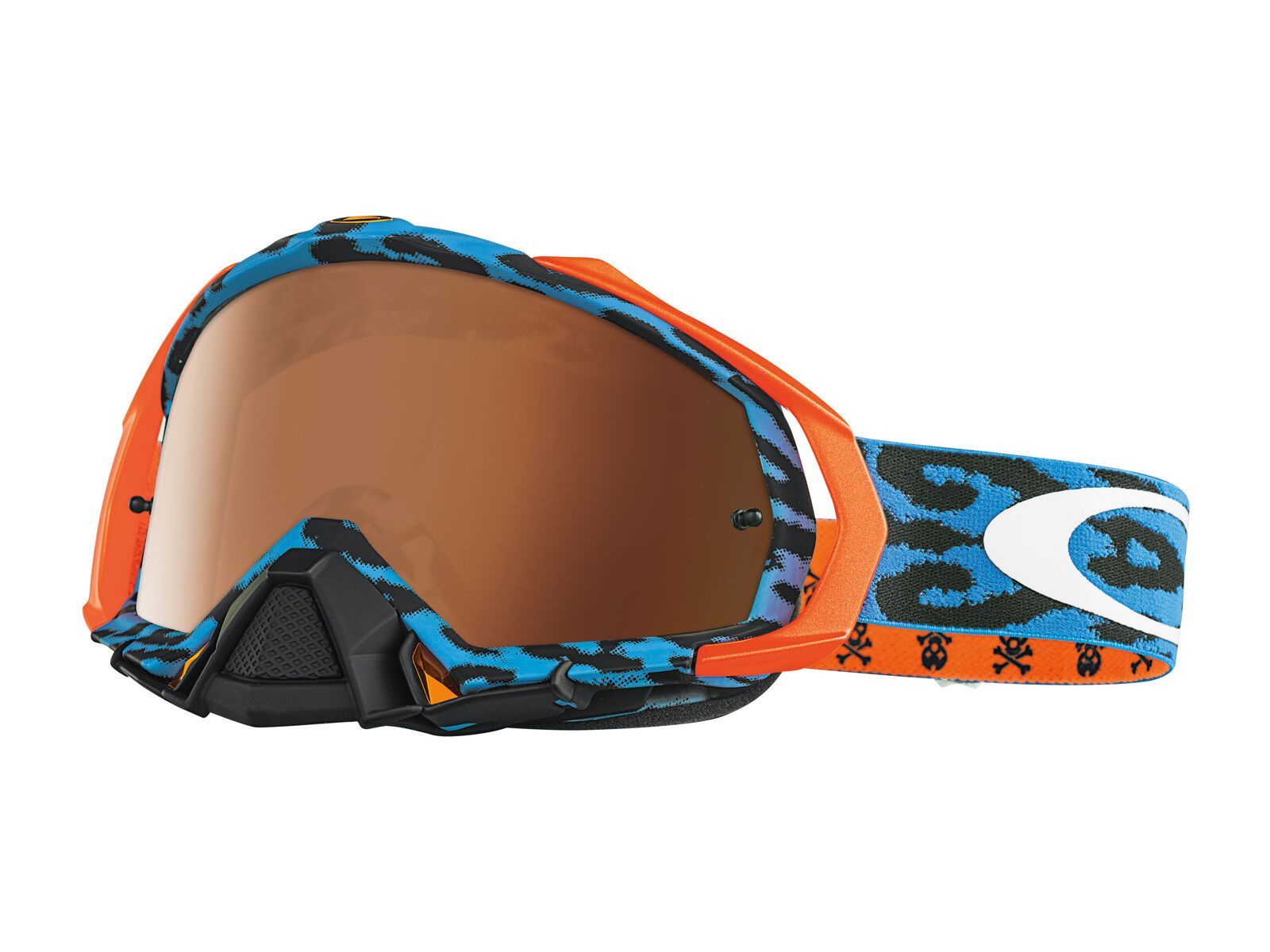 Oakley Mayhem Pro MX, cheetah blue/Lens: black iridium - Bild 1