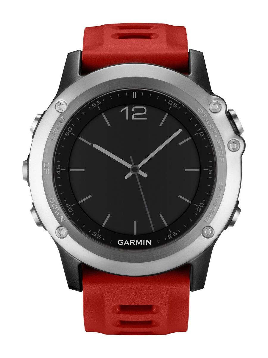 *** 2. Wahl *** Garmin fenix 3 (Performer Bundle mit Brustgurt), silber - Sportuhr | - Bild 1