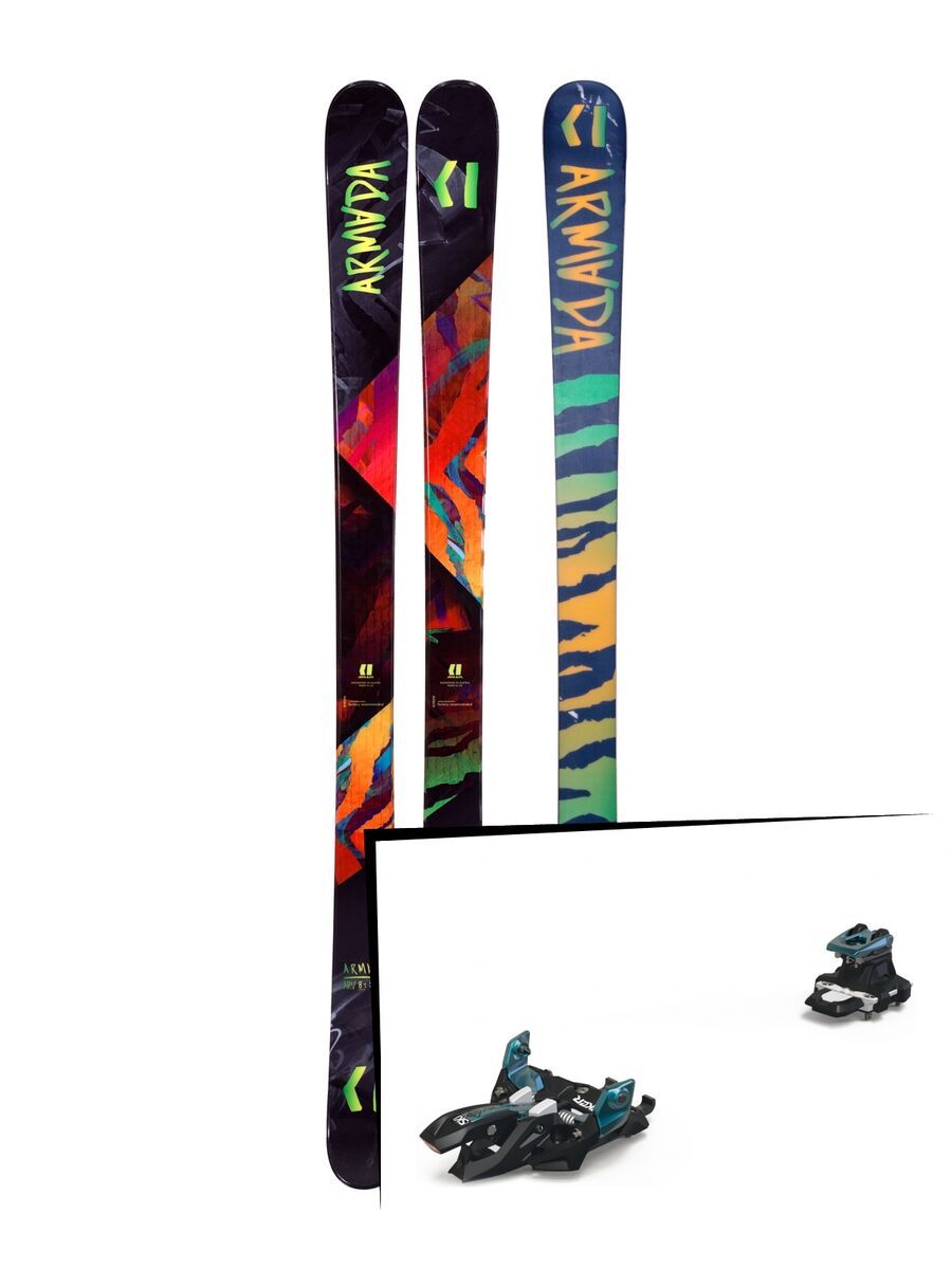 Set: Armada Arv 84 2019 + Marker Alpinist 9 black/turquoise - Bild 1